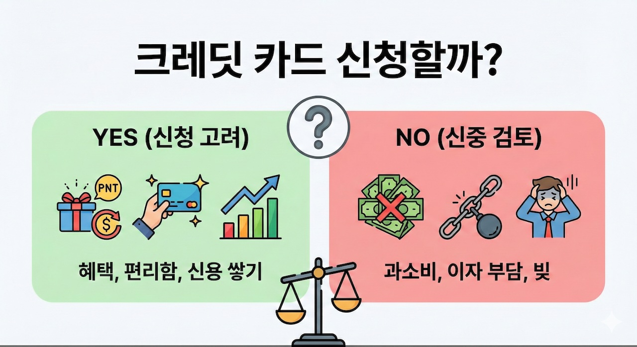 크레딧 카드 신청할까