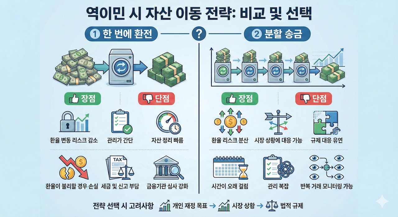 역이민 시 자산 이동 전략