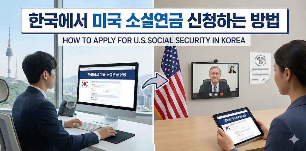 한국에서 미국 소셜연금 신청하는 방법