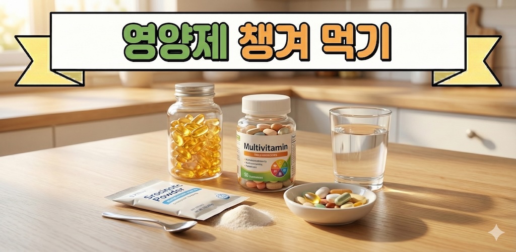 영양제 챙겨 먹기