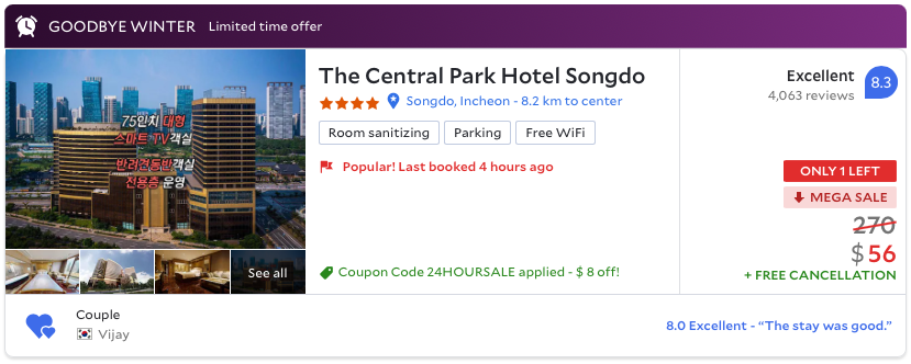 Central Park Hotel