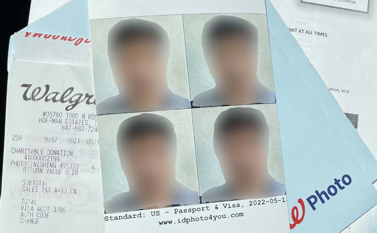 여권 편집 샘플