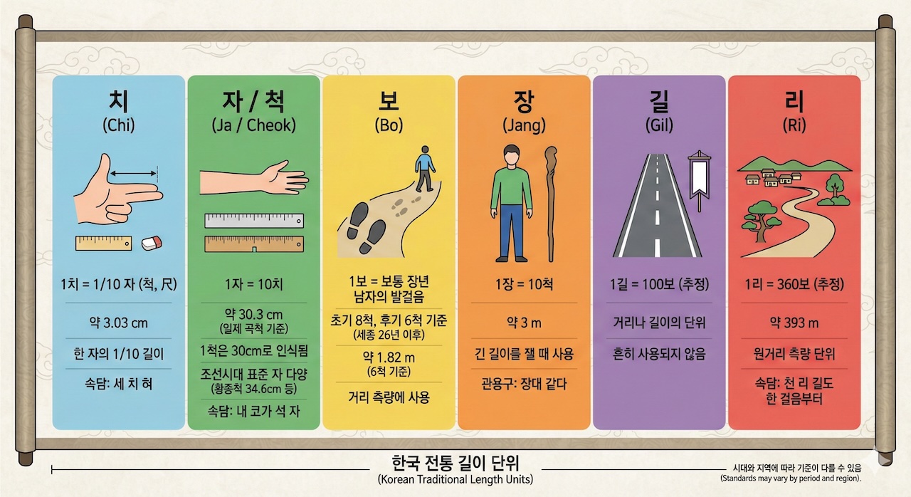 한국 길이 단위